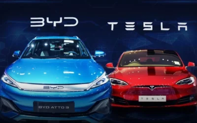 BYD Överträffar Tesla: Snabb Ökning i Global Försäljning av Elfordon